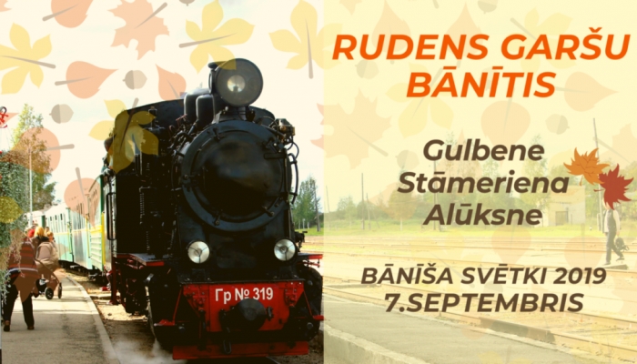 Īpašs vilciens uz Rudens garšu Bānīti Gulbenē