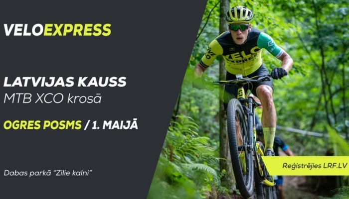 1. maijā “VeloExpress” Latvijas kausa MTB pirmais posms Ogrē